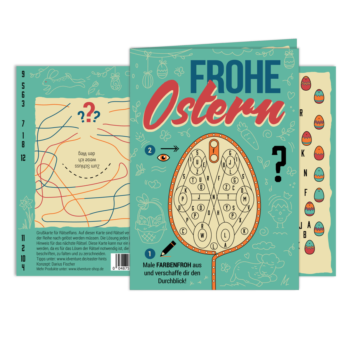 "Frohe Ostern" Escape Gru&szli box